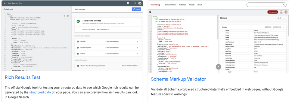 schema markup ช่วยในการจัดอันดับ SEO อย่างไร และเครื่องมือตรวจสอบ structured data ของ Google